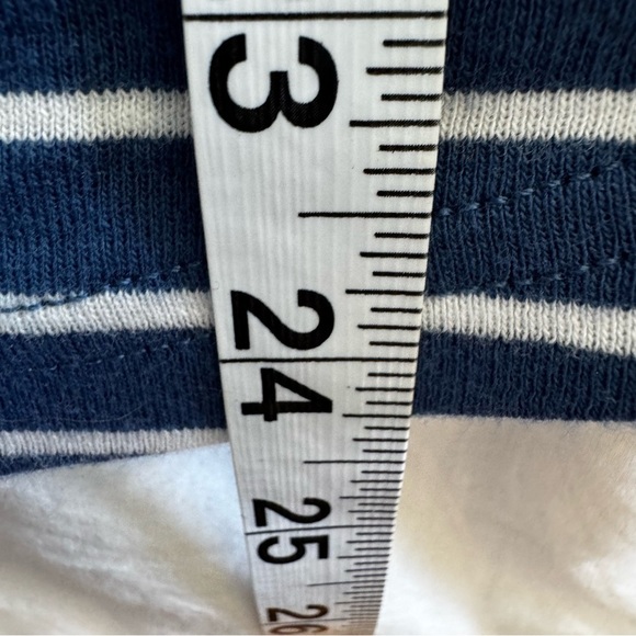 Chaps Denim Striped Henley Long Sleeve Shirt Women’s S/M - Picture 9 of 9